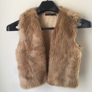 The Limited Faux Fur Vest